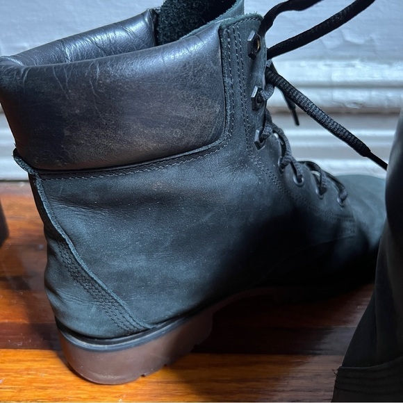 Timberland Women's 6" Premium Boot, Black Suede size 8.5 - Picture 6 of 8